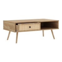 Τραπέζι σαλονιού Oslo pakoworld sonoma 110x59x41,5εκ