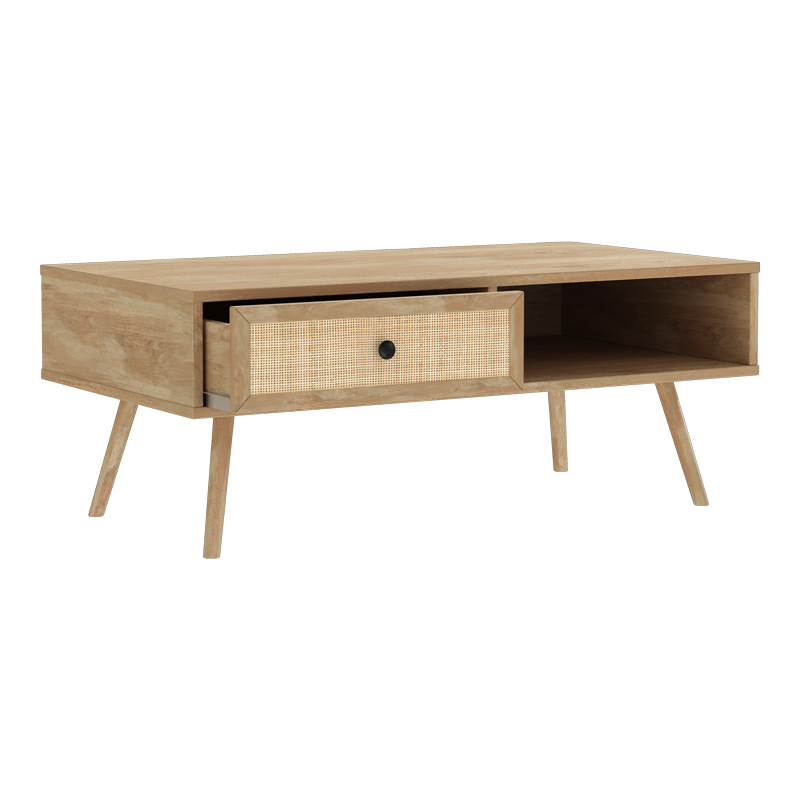 Τραπέζι σαλονιού Oslo pakoworld sonoma 110x59x41,5εκ