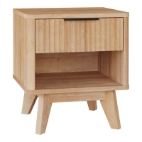 Κομοδίνο Hamea pakoworld mdf σε φυσική απόχρωση 45x39.5x50.2εκ Κομοδίνο Hamea pakoworld mdf σε φυσική απόχρωση 45x39.5x50.2εκ
