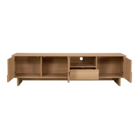 Έπιπλο τηλεόρασης Jenfia pakoworld mdf σε φυσική απόχρωση 180x39x45,5εκ Έπιπλο τηλεόρασης Jenfia pakoworld mdf σε φυσική απόχρωση 180x39x45,5εκ
