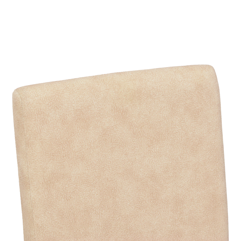 Καρέκλα Zeben pakoworld εκρού ύφασμα με καρυδί rubberwood 43,5x55,5x93,5εκ Καρέκλα Zeben pakoworld εκρού ύφασμα με καρυδί rubberwood 43,5x55,5x93,5εκ