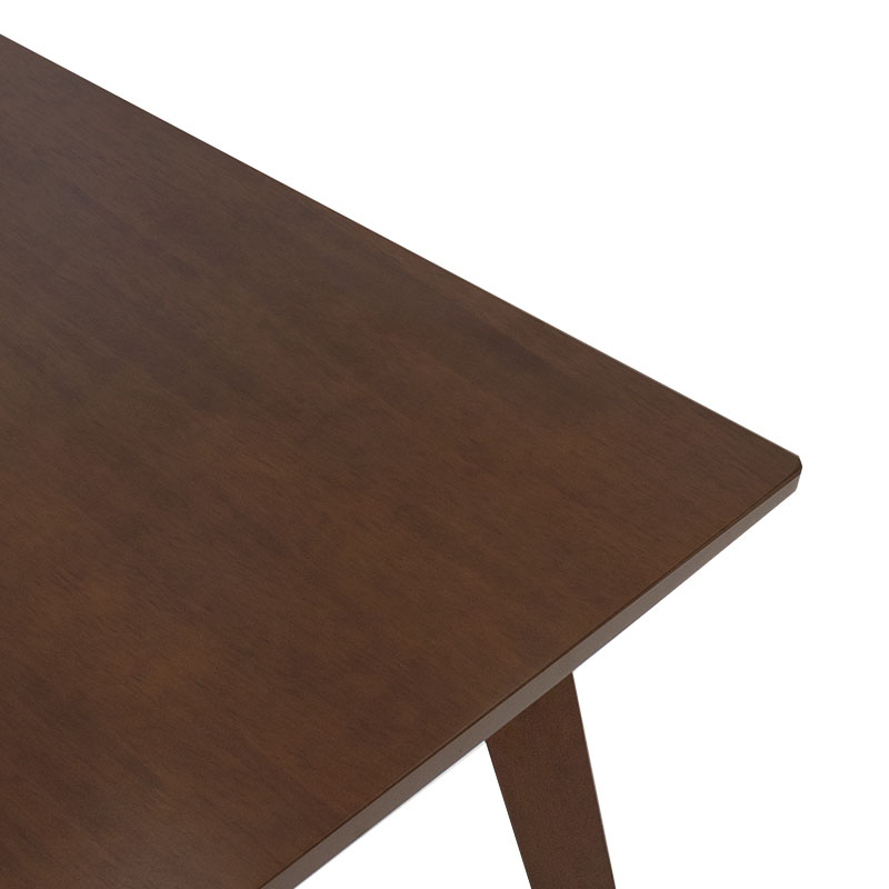 Τραπέζι Benson pakoworld MDF σε καρυδί απόχρωση 150x90x75εκ Τραπέζι Benson pakoworld MDF σε καρυδί απόχρωση 150x90x75εκ