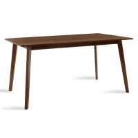 Τραπέζι Benson pakoworld MDF σε καρυδί απόχρωση 150x90x75εκ Τραπέζι Benson pakoworld MDF σε καρυδί απόχρωση 150x90x75εκ