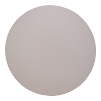 Τραπέζι Dammero pakoworld mdf σε cream απόχρωση με πόδι μαύρο μέταλλο Φ100x75εκ