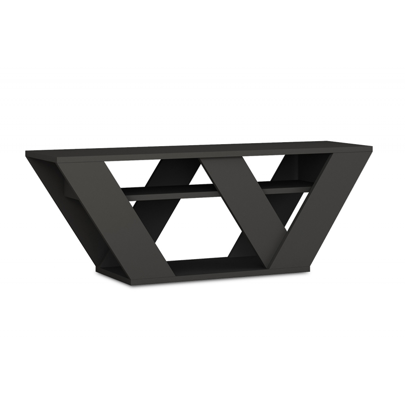 Έπιπλο τηλεόρασης Pipralla pakoworld ανθρακί 110x30x40εκ Έπιπλο τηλεόρασης Pipralla pakoworld ανθρακί 110x30x40εκ