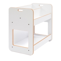 Ραφιέρα Dovere pakoworld λευκό mdf 56x34x55εκ Ραφιέρα Dovere pakoworld λευκό mdf 56x34x55εκ