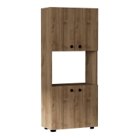 Στήλη Guzel pakoworld σε καρυδί απόχρωση 60x31.4x140εκ Στήλη Guzel pakoworld σε καρυδί απόχρωση 60x31.4x140εκ