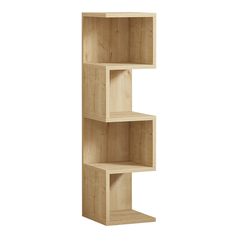 Ραφιέρα επιδαπέδια Pratel pakoworld σε oak απόχρωση 25x27x95εκ