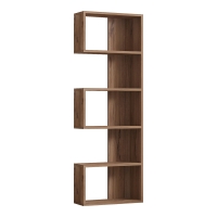 Βιβλιοθήκη Cascade pakoworld σε sonoma απόχρωση 51.8x22x150εκ