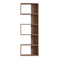Βιβλιοθήκη Cascade pakoworld σε sonoma απόχρωση 51.8x22x150εκ