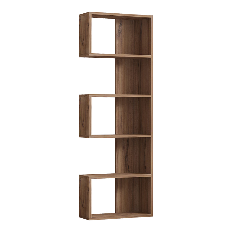 Βιβλιοθήκη Cascade pakoworld σε sonoma απόχρωση 51.8x22x150εκ