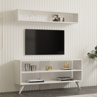 Σύνθετο σαλονιού Prestige pakoworld σε λευκή απόχρωση 120x29,6x50εκ Σύνθετο σαλονιού Prestige pakoworld σε λευκή απόχρωση 120x29,6x50εκ