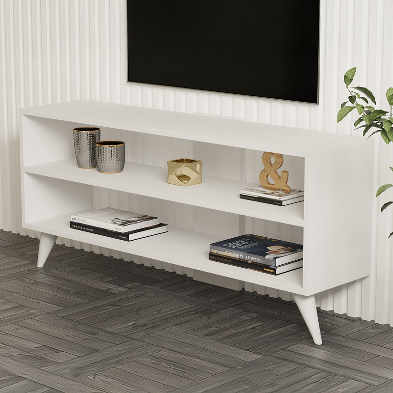Σύνθετο σαλονιού Prestige pakoworld σε λευκή απόχρωση 120x29,6x50εκ Σύνθετο σαλονιού Prestige pakoworld σε λευκή απόχρωση 120x29,6x50εκ