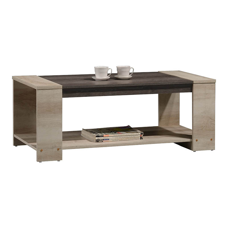 Τραπέζι σαλονιού OLYMPUS pakoworld χρώμα castillo-toro 110x51x42,5εκ