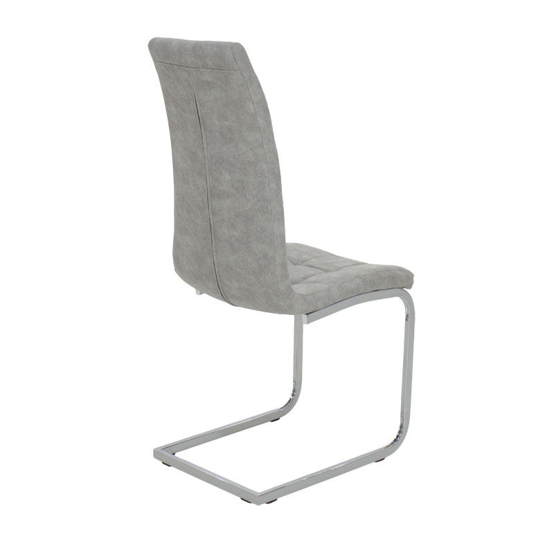 Καρέκλα Darrell pakoworld pu αντικέ γκρι-βάση χρωμίου 42x49x106εκ Καρέκλα Darrell pakoworld pu αντικέ γκρι-βάση χρωμίου 42x49x106εκ