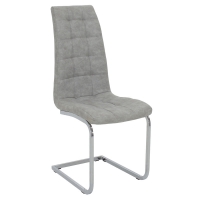 Καρέκλα Darrell pakoworld pu αντικέ γκρι-βάση χρωμίου 42x49x106εκ Καρέκλα Darrell pakoworld pu αντικέ γκρι-βάση χρωμίου 42x49x106εκ