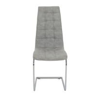 Καρέκλα Darrell pakoworld pu αντικέ γκρι-βάση χρωμίου 42x49x106εκ Καρέκλα Darrell pakoworld pu αντικέ γκρι-βάση χρωμίου 42x49x106εκ