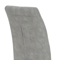 Καρέκλα Darrell pakoworld pu αντικέ γκρι-βάση χρωμίου 42x49x106εκ Καρέκλα Darrell pakoworld pu αντικέ γκρι-βάση χρωμίου 42x49x106εκ