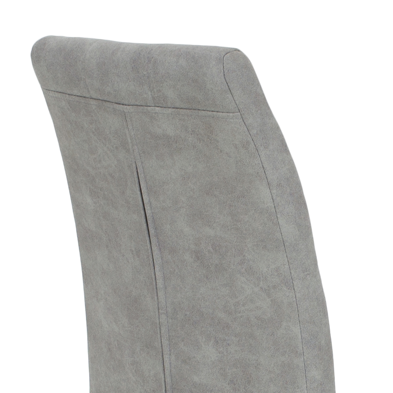 Καρέκλα Darrell pakoworld pu αντικέ γκρι-βάση χρωμίου 42x49x106εκ Καρέκλα Darrell pakoworld pu αντικέ γκρι-βάση χρωμίου 42x49x106εκ