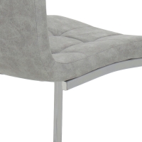 Καρέκλα Darrell pakoworld pu αντικέ γκρι-βάση χρωμίου 42x49x106εκ Καρέκλα Darrell pakoworld pu αντικέ γκρι-βάση χρωμίου 42x49x106εκ