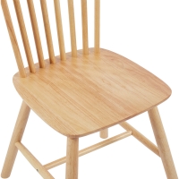 Καρέκλα Melia pakoworld rubberwood σε φυσική απόχρωση 45x51x87εκ Καρέκλα Melia pakoworld rubberwood σε φυσική απόχρωση 45x51x87εκ