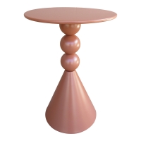 Βοηθητικό τραπέζι Bilane pakoworld μέταλλο σε terracotta απόχρωση Φ39x60εκ Βοηθητικό τραπέζι Bilane pakoworld μέταλλο σε terracotta απόχρωση Φ39x60εκ