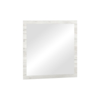 Τουαλέτα-καθρέπτης Neruda pakoworld λευκό antique-oak 114,5x39,5x76εκ