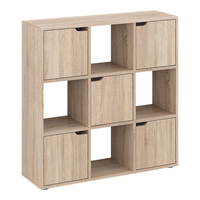 Βιβλιοθήκη Bookel pakoworld σε sonoma απόχρωση 88.5x27.5x89.3εκ Βιβλιοθήκη Bookel pakoworld σε sonoma απόχρωση 88.5x27.5x89.3εκ