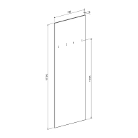 Έπιπλο εισόδου Ansia pakoworld καρυδί oak 210x44,7x175εκ Έπιπλο εισόδου Ansia pakoworld καρυδί oak 210x44,7x175εκ