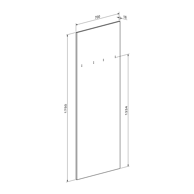 Έπιπλο εισόδου Ansia pakoworld καρυδί oak 210x44,7x175εκ Έπιπλο εισόδου Ansia pakoworld καρυδί oak 210x44,7x175εκ