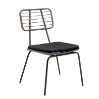 Τραπεζαρία Naoki - Kliton σετ 5τεμ pakoworld ανθρακί αλουμίνιο και μέταλλο σε μαύρη απόχρωση 80x80x74εκ Τραπεζαρία Naoki - Kliton σετ 5τεμ pakoworld ανθρακί αλουμίνιο και μέταλλο σε μαύρη απόχρωση 80x80x74εκ