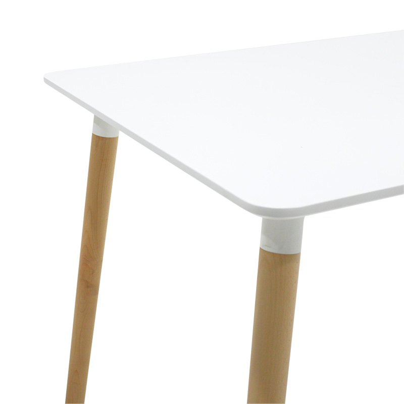 Τραπεζαρία Bella-Natali pakoworld σετ 5τεμ MDF λευκό-πόδια φυσικό 120x80x76εκ Τραπεζαρία Bella-Natali pakoworld σετ 5τεμ MDF λευκό-πόδια φυσικό 120x80x76εκ