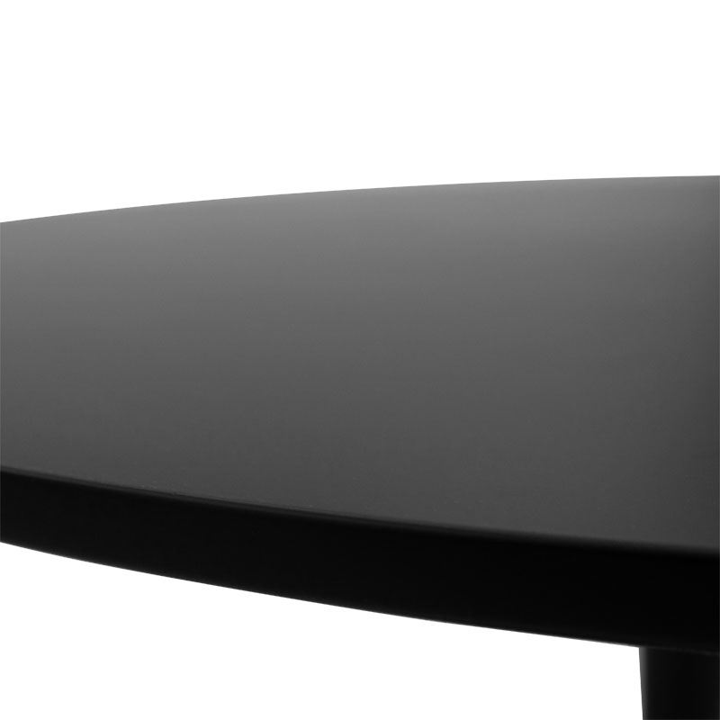 Τραπεζαρία Balou-Noor pakoworld σετ 5τεμ MDF μαύρο-μπεζ Φ120x73εκ Τραπεζαρία Balou-Noor pakoworld σετ 5τεμ MDF μαύρο-μπεζ Φ120x73εκ