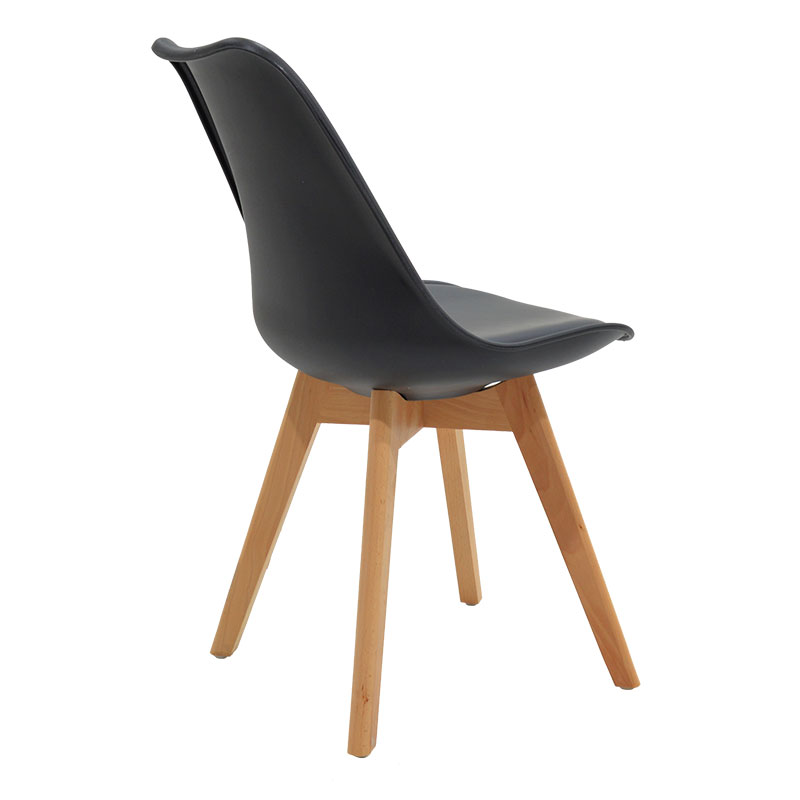 Τραπεζαρία με Καρέκλες Gaston μαύρο και Τραπέζι Prestone oak 70x70x75εκ Σετ 3τεμ Τραπεζαρία με Καρέκλες Gaston μαύρο και Τραπέζι Prestone oak 70x70x75εκ Σετ 3τεμ