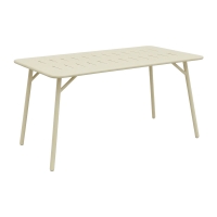 Τραπεζαρία Moraja Deraby pakoworld σετ 5τεμ κρεμ μέταλλο 140x80x72εκ