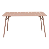 Τραπεζαρία Moraja Deraby pakoworld σετ 5τεμ terracotta μέταλλο 140x80x72εκ Τραπεζαρία Moraja Deraby pakoworld σετ 5τεμ terracotta μέταλλο 140x80x72εκ