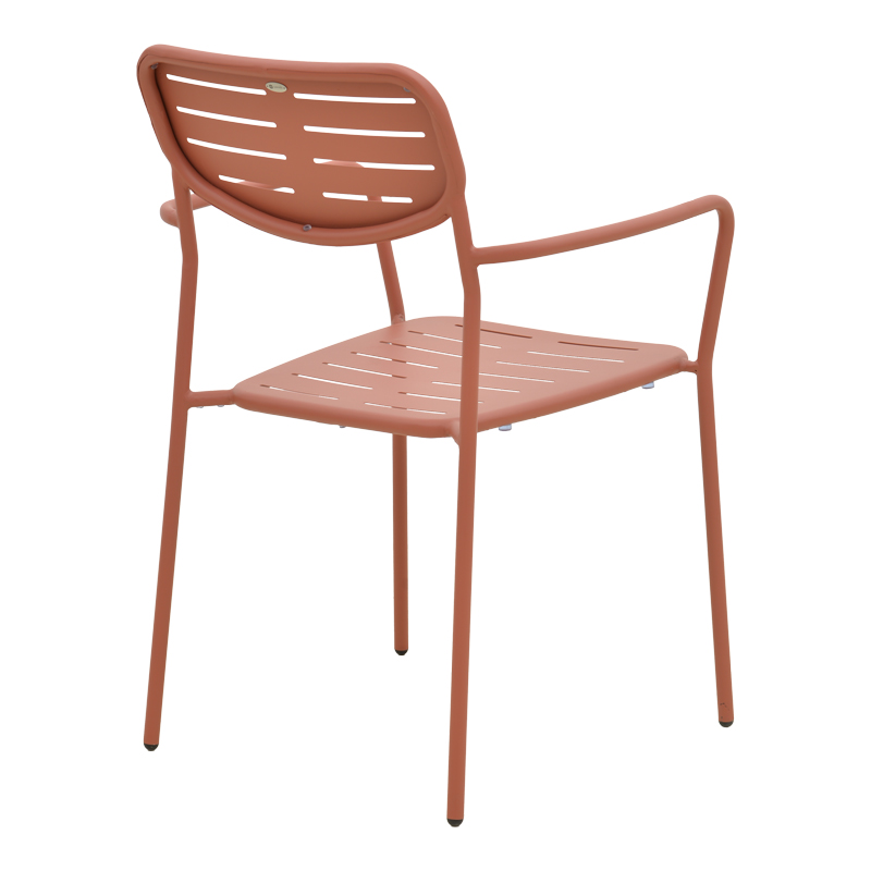 Τραπεζαρία Moraja Deraby pakoworld σετ 5τεμ terracotta μέταλλο 140x80x72εκ Τραπεζαρία Moraja Deraby pakoworld σετ 5τεμ terracotta μέταλλο 140x80x72εκ