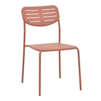 Τραπεζαρία Moraja Deraby Ι pakoworld σετ 5τεμ terracotta μέταλλο 140x80x72εκ Τραπεζαρία Moraja Deraby Ι pakoworld σετ 5τεμ terracotta μέταλλο 140x80x72εκ