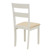 Τραπεζαρία Dallan Lars pakoworld 5τεμ λευκό rubberwood Φ100(+38)x100x75εκ Τραπεζαρία Dallan Lars pakoworld 5τεμ λευκό rubberwood Φ100(+38)x100x75εκ