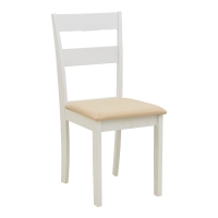 Τραπεζαρία Dallan Mabor pakoworld 7τεμ λευκό rubberwood 120-150x80x73,8εκ Τραπεζαρία Dallan Mabor pakoworld 7τεμ λευκό rubberwood 120-150x80x73,8εκ