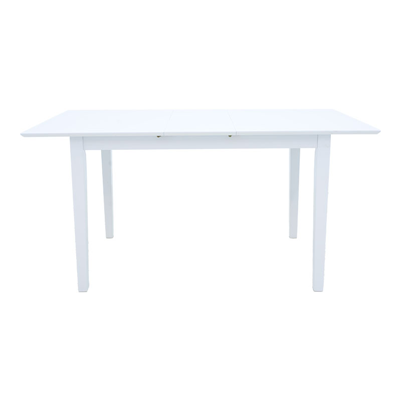 Τραπεζαρία Dallan Mabor pakoworld 7τεμ λευκό rubberwood 120-150x80x73,8εκ Τραπεζαρία Dallan Mabor pakoworld 7τεμ λευκό rubberwood 120-150x80x73,8εκ