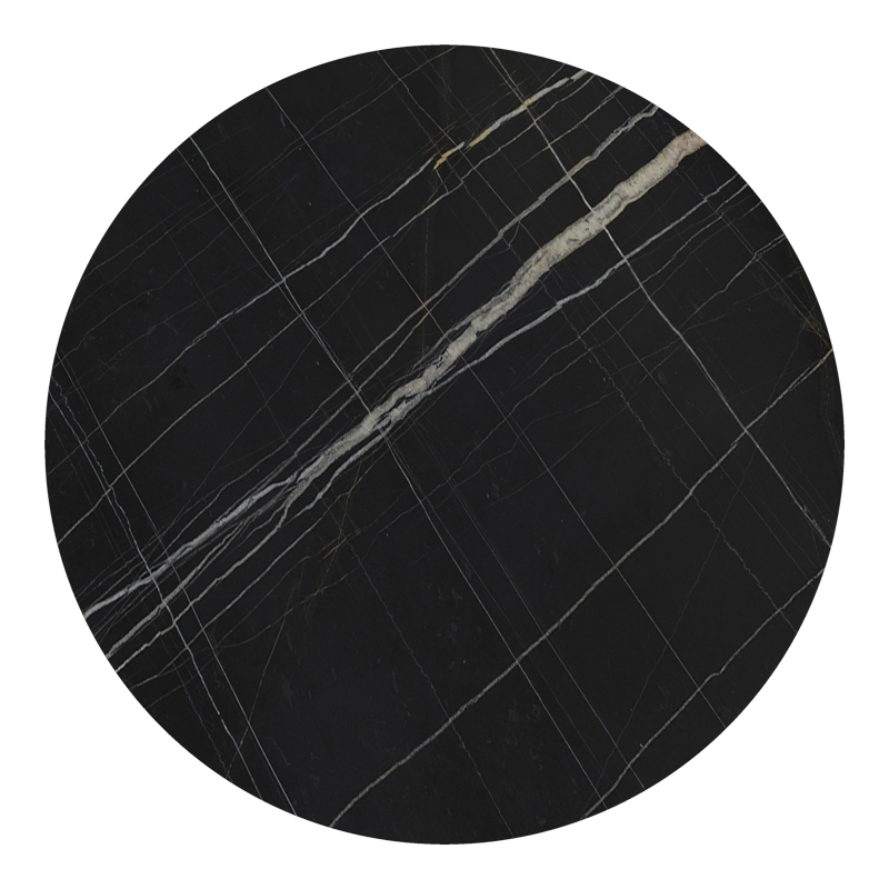 Επιφάνεια τραπεζιού Relian pakoworld HPL μαύρο όψη μαρμάρου Φ80εκ πάχους 12mm Επιφάνεια τραπεζιού Relian pakoworld HPL μαύρο όψη μαρμάρου Φ80εκ πάχους 12mm