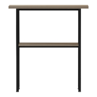 Κονσόλα Solain pakoworld sonoma-μαύρο μέταλλο 79x29x85εκ