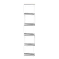 Βιβλιοθήκη Cubik pakoworld λευκό 35x30x161εκ