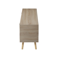 Έπιπλο τηλεόρασης Gorna pakoworld sonoma-ανθρακί 180x35x48.6εκ