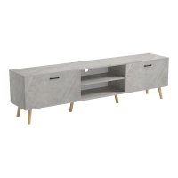 Έπιπλο τηλεόρασης Gorna pakoworld μπεζ εφέ μαρμάρου 180x35x48.6εκ Έπιπλο τηλεόρασης Gorna pakoworld μπεζ εφέ μαρμάρου 180x35x48.6εκ