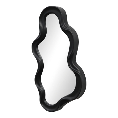 Καθρέπτης Liquid pakoworld pp σε μαύρη απόχρωση 26x2.7x39εκ