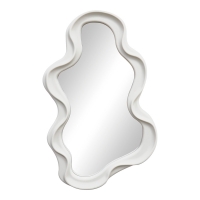 Καθρέπτης Liquid pakoworld pp σε λευκή απόχρωση 26x2.7x39εκ