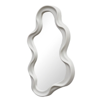 Καθρέπτης Liquid pakoworld pp σε λευκή απόχρωση 26x2.7x39εκ