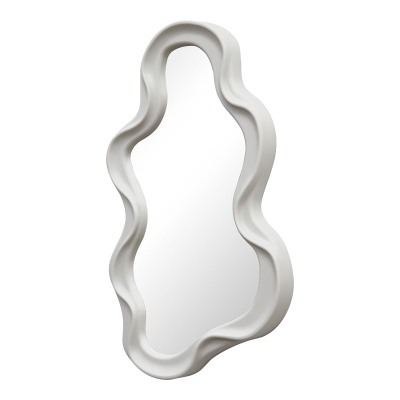 Καθρέπτης Liquid pakoworld pp σε λευκή απόχρωση 26x2.7x39εκ